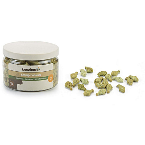 Recompensa pentru pisici Beeztees Catnip Cookies cu peste 55 g